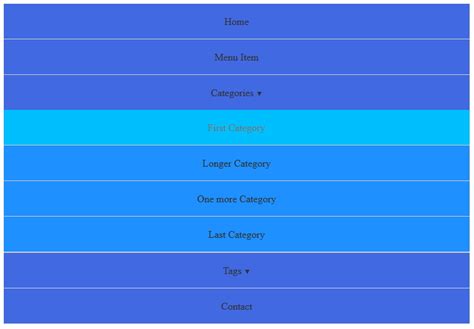 Responsive CSS Menus Tutorial .